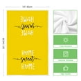thumbnail image 5 of Sm:)e Yellow Printed Boho Dish Towels, 4 Count, 5 of 7