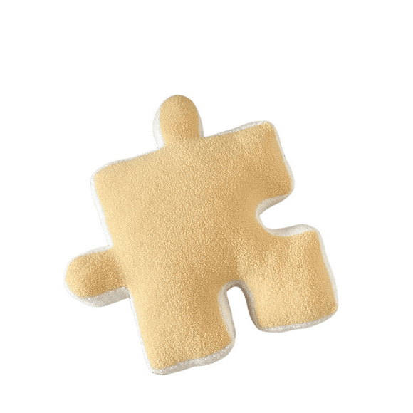 Plush Puzzle Pillow, Soft Sofa Bed Pillow, Puzzle Block Plush Backrest, Floor Mat-Jinjin