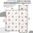 thumbnail image 4 of Princess and Fairy White Pattern Teens Toddler Nap Mat with Pillow, Sleeping Mat Bag for Preschool Daycare 60"x20", 4 of 5