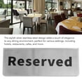 thumbnail image 3 of Table Top Sign, Double Sided Reserved Table Tent Sign Guest Reservation Sign for Restaurants Weddings Party Events, 3 of 7