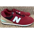 thumbnail image 1 of New Balance Mens 574 Premium Red ML574JHQ Casual Sneakers OG Suede Size 18, 1 of 6
