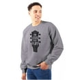 thumbnail image 3 of In Jesus Name I Play Guitar Music Sweatshirt for Men or Women Brisco Brands S, 3 of 6
