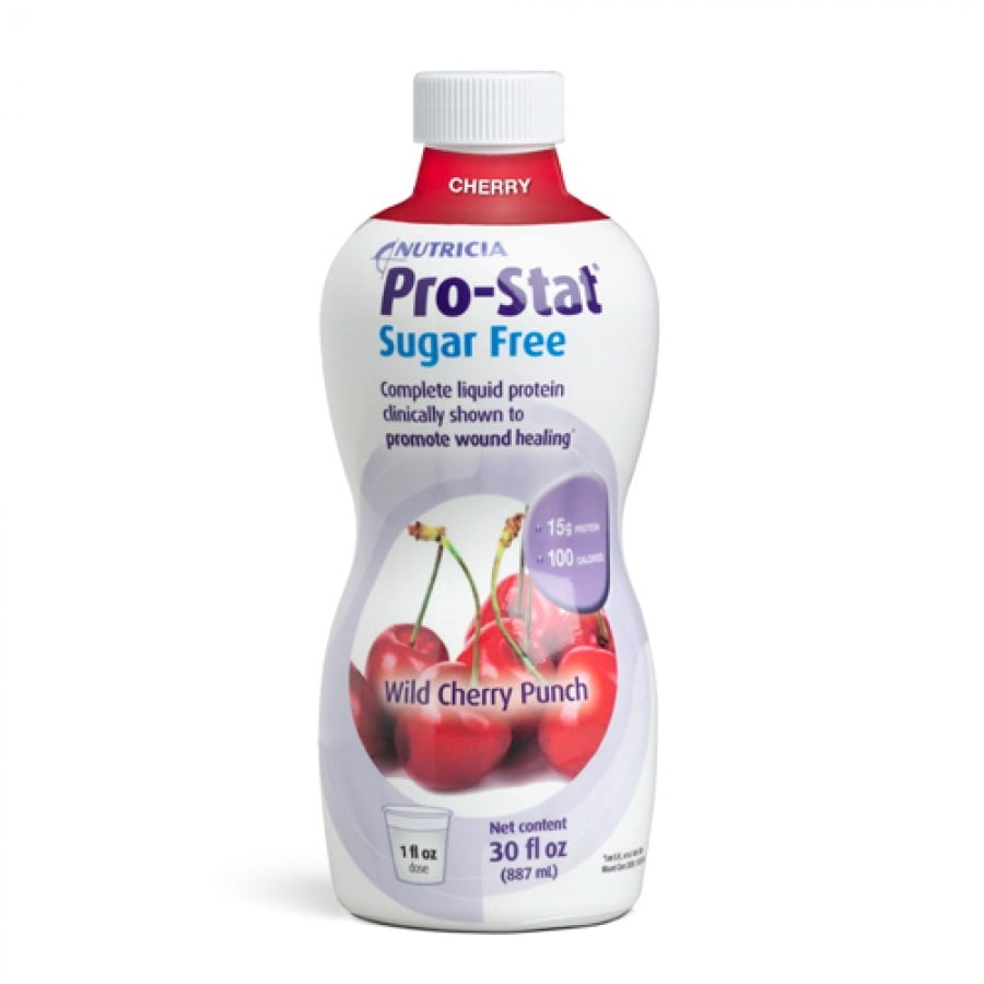 ProStat Liquid Protein, Sugar Free Wild Cherry Punch, 30 oz. 6/Case