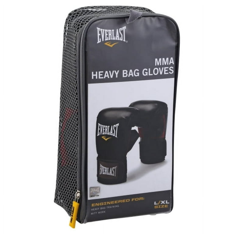 Mixed Bag Everlast Arts Martial Black Gloves, Heavy Large/XL