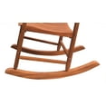 thumbnail image 4 of Mainstays Outdoor Wood Porch Rocking Chair, Natural, 4 of 8