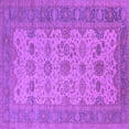 thumbnail image 1 of Ahgly Company Indoor Square Oriental Purple Traditional Area Rugs, 5' Square, 1 of 4
