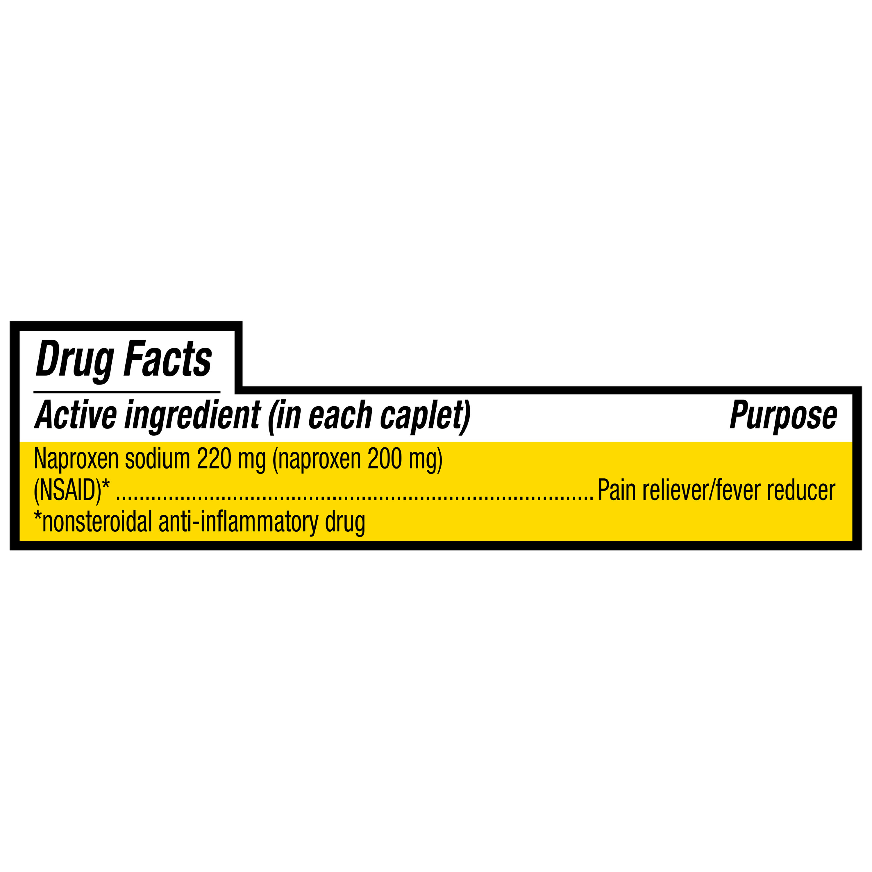 Tabletas Equate de naproxeno sódico para alivio del dolor todo el día, 220 mg, 200 unidades, comparar con ingrediente activo de tabletas Aleve 6
