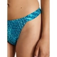 thumbnail image 4 of No Boundaries Smocked Cheeky High Leg Bikini Bottoms, Women’s, 4 of 4