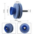 thumbnail image 2 of lawn mower blade grinder stone wheel for garden tools hand drill attachment, 2 of 7