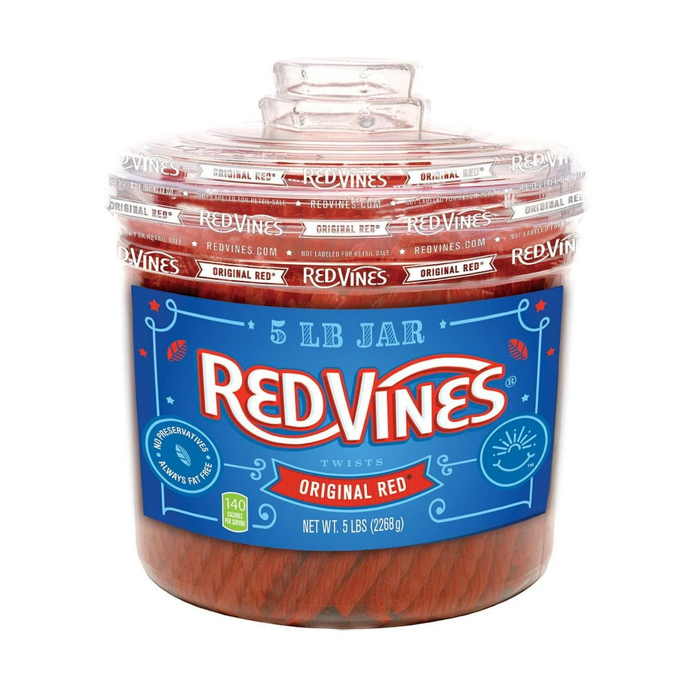 Red Vines Original Red Twists (5 lbs.)