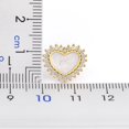 thumbnail image 3 of Aretes Para Mujer/pendientes de tuerca de concha lindos de diseño elegante coreano Love Heart Fiesta de boda romántica, 3 of 3