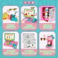 thumbnail image 4 of Kids Pretend Play Store Set with Toy Cash Register for Kids, 45 Piece Accessories Grocery Store Playset with Scanner, Food & Play Money & Ice Cream Maker, 4 of 8