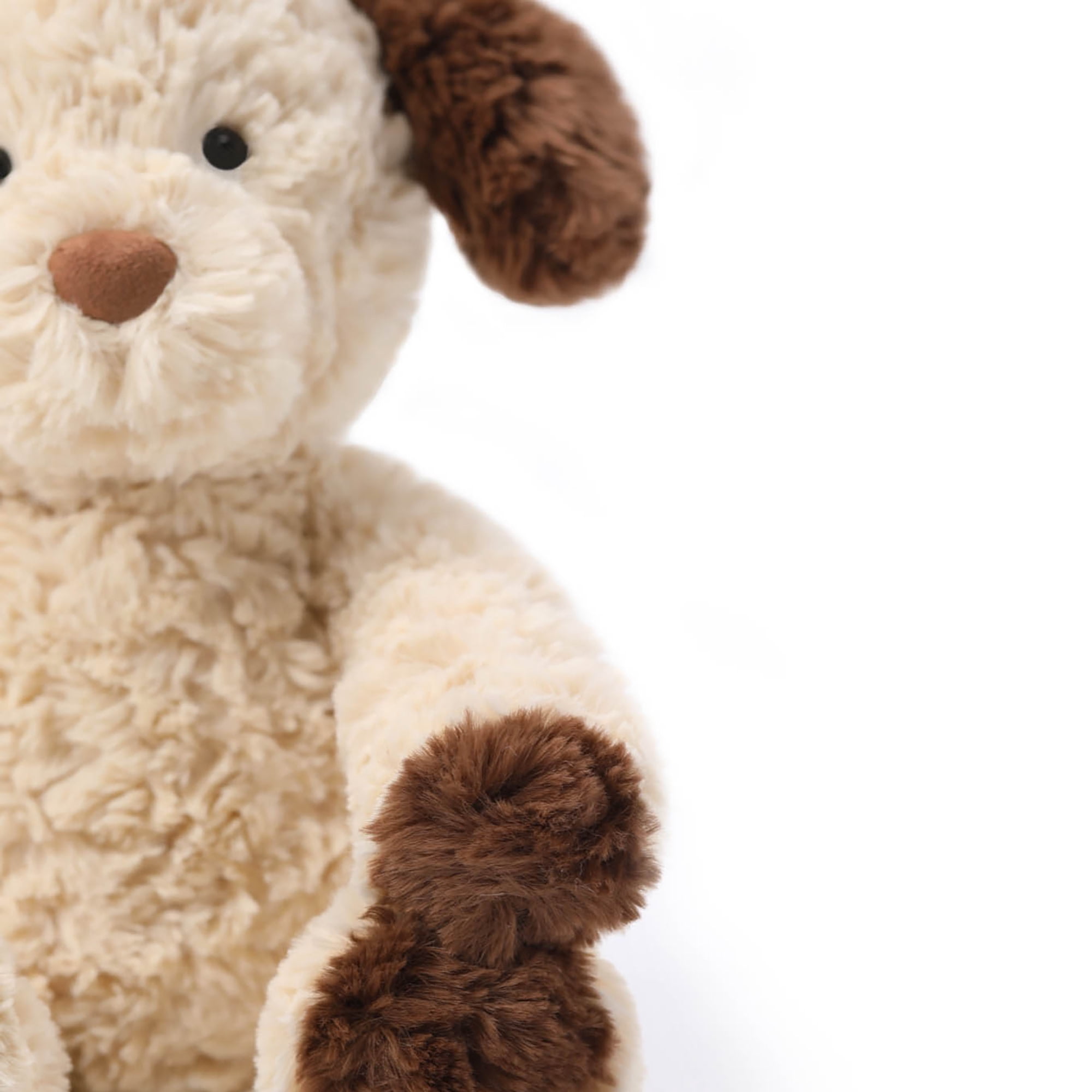 McHugs: Cute Pet Series - Toffee Dog - 9.8" Brown-Cream Stuffed Animal Plush, Soft Weighted Cuddle Toy, Cozy Comfort Play Companion, Baby-Toddler-Kids