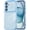 Blue, variant on REQO Case for Samsung Galaxy A17 5G Case, Curly Wave Shape Plating Frame Cute Love Heart Cover for Girls Women, Full Camera Lens Protection Soft Durable TPU Shockproof Bumper