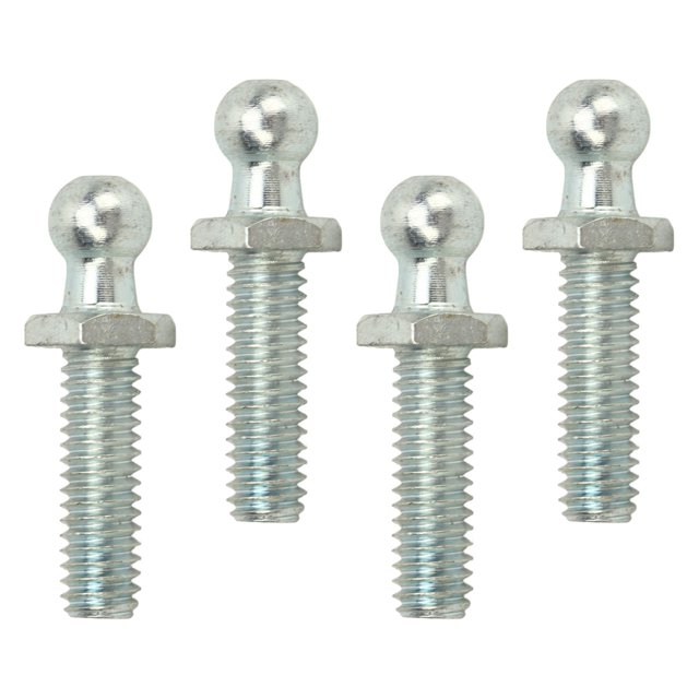 Ball Stud , 4Pcs 10mm Ball Studs 5/16-18 Thread High Hardness Rugged Stable Ball Studs Washers Kit For Tool Boxes RVs Cars