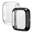 thumbnail image 2 of 2 piezas para caja de reloj fitbit versa2 - transparente + negro Adepaton 2033908-1, 2 of 9