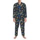 thumbnail image 3 of Fotbe Undersea Animals Pijama de Hombre con Estampado de Manga Larga, Conjunto de 2 Piezas, Ropa de Dormir Suave y Cómoda con Bolsillos-Large, 3 of 7