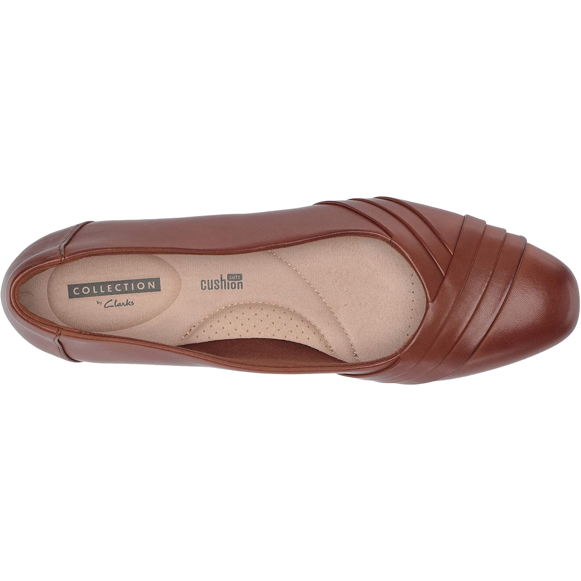Clarks Women s Juliet Petra Pump tan Leather 6.5 M US Walmart