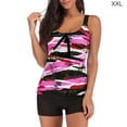 thumbnail image 1 of Maillot de Bain pour Femmes, Bretelles Larges, Imprimé, Rouge, TTG, 1 of 5