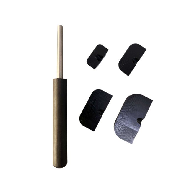 Mosiee Saxophone Tons Outils de Réparation de Trous Sonores Corps en Acier Inoxydable Adapté pour Saxophones Tenor Midrang et Soprano