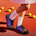 thumbnail image 3 of Chririnla Halloween Bat Shoes for Girls Boys Comfortable Sneakers Neon Pumpkin Shoe Little Big Kids Lace Up Sports Athletic Running Shoes, 3 of 7