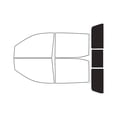 thumbnail image 2 of Rvinyl Car Window Tint Kit Rear Windshield 20% Fits GMC Sierra 2019-2025 4 Door Crew Cab, 2 of 8