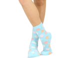 thumbnail image 4 of TeeHee Fashionable Cozy Fuzzy Slipper Crew Socks for Women 5-Pack (Polka Dots), 4 of 6