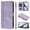 Purple, variant on Case for Samsung A7 2018 Wallet Phone Cover with Wrist Strap, Card Slots and Cash Pocket, PU Leather Magnetic Closure and Anti-Drop Stand Flip Protective Shockproof Case