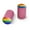 Pink, variant on Rainbow Pride Gay Lesbian Contemporary Motorcycle Bicycle Bike Tire Rim Wheel Aluminum Valve Stem Caps