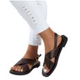 thumbnail image 4 of AXXD Women Sandals Clearance Summer Ladies Shoes Flat Heel Open Toe Sandals Casual Sandals, 4 of 4