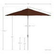 thumbnail image 5 of California Umbrella 9' Patio Umbrella in Terracotta, 5 of 5