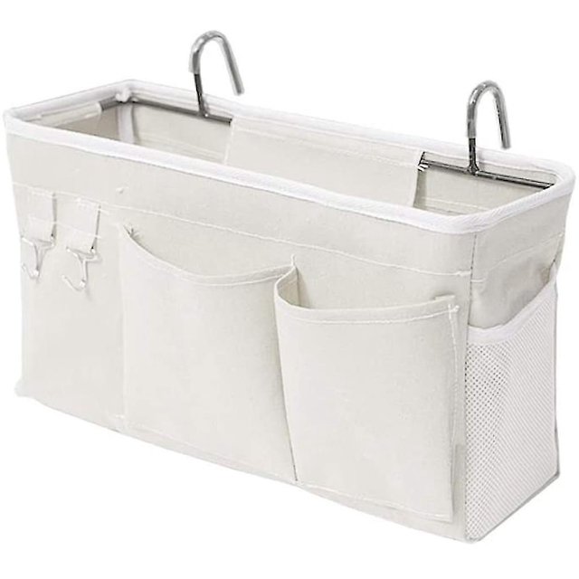 Bolsa de cama organizadora de cama con bolsa colgante con gancho de alambre