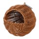 thumbnail image 5 of Cesta de flores tejida con forma de nido de pájaro, redonda, para colgar en pared, tejida a mano, para balcón, hogar y exterior., 5 of 9