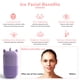 thumbnail image 3 of Muyoka Rodillo de hielo Belleza de la piel Rodillo facial de hielo Cuidado de la piel de silicona portátil Molde de hielo facial Reutilizable Aclarar Lubricar Eliminar líneas finas Tratamiento facial Muyoka Hogar, 3 of 7