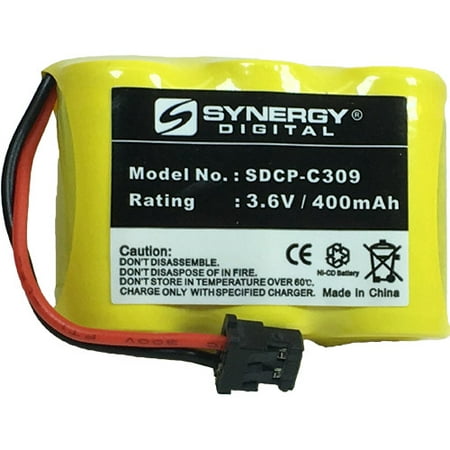 Panasonic Uniden Radio Shack - Panasonic 3807 Cordless Phone Battery Ni-CD, 3.6 Volt, 350 mAh - Ultra Hi-Capacity - Replacement for Panasonic P-P301, Radio Shack 23-281, Sony BP-T16, Toshiba, Uniden BT-185 Rechargeable Battery