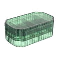 thumbnail image 1 of Earring Display Case 3 Layer Jewelry Organizer Jewelry Display Holder Removable Green, 1 of 8