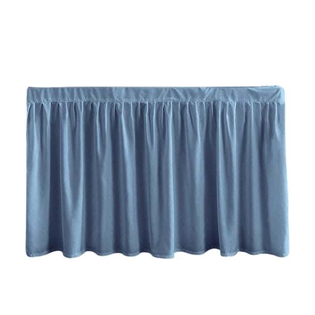 LCXmlly Wrap Around Bed Skirt Solid Color Wear Resistant Ruffled Bed Skirt for College Dorm Room