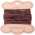 thumbnail image 1 of HAOAN 1Roll 21.9 Yards Genuine Round Leather String Cord 3mm Rope for Saddle Brown Leather String Cord for Making Necklaces Bracelets Braiding Wraps Crafts and Hobby Projects, 1 of 2