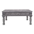 thumbnail image 4 of Maven Lane Emin Handmade Heritage Wooden Rectangular Coffee Table, Grey Finish, 4 of 8