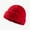 Red, variant on Idoravan Beanie Hats for Women Winter, Winter Hats for Men and Women Woolen Earmuffs Warm Woolen HatDome Flanging Knitted Hat Army Green