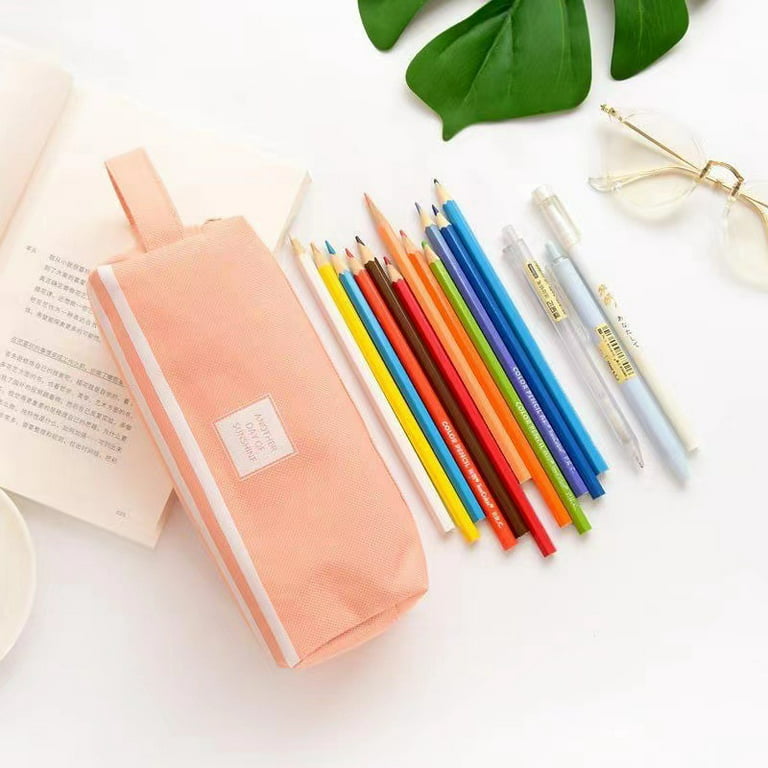 Pencil Case Medium Capacity Color Pencil Bag Cute Pencil Pouch With Zippers  Stationery Organizer Storage Office School Gift For College Student Teen G