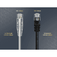 thumbnail image 4 of Cable Leader 2ft Slim Cat6a 28AWG UTP Ethernet Network Patch Cable, White, 4 of 6