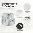 thumbnail image 5 of Disketp Cute Gnome Bee Collects Honey Print Women's Shorts Workout Shorts for Athletic Gym Running Shorts with Phone Pockets Medium, 5 of 8