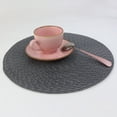 thumbnail image 1 of Oleegame 1 Pce Napperon en Lin et Coton Napperons Isolants Thermiques Napperons Ménagers Résistants à la Chaleur Tasses à Thé Assiettes Rondes et Bols Gris, 1 of 9