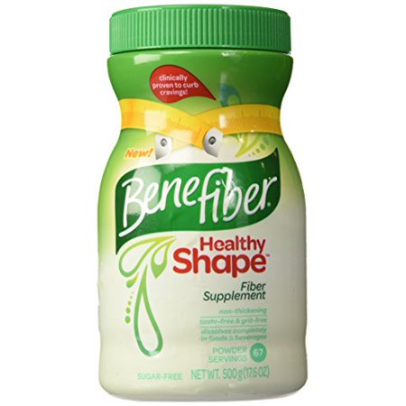 3 Pack Benefiber Healthy Shape Fiber Supplement 67 Powder Servings 17.6 Oz Each