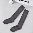 thumbnail image 4 of Eoperou 1 Pair Japanese Style High Elasticity Sports Socks Winter Solid Color Long Cotton Socks, 4 of 8