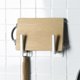 thumbnail image 3 of Soporte plegable de pared, soporte de acero inoxidable para microondas de cocina, 2 uds., 3 of 5