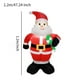 thumbnail image 3 of Papá Noel inflable de Navidad, decoración navideña, figura inflable, decoración inflable navideña de Papá Noel para patio al aire libre,, 3 of 8