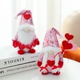 thumbnail image 2 of 4Pcs Valentines' Easter Day Gnomes Swedish Tomte Dolls Home Office Plush Elf Decorations Gifts for Birthday, Easter, Valentine's Day, 2 of 5