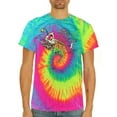 thumbnail image 2 of Wild Bobby, Funny Fishbone Skeleton Angler Fish, Animal Lover, Tie-Dye Tees, Minty Rainbow, Large, 2 of 3